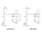 MANILLA CIEGA TESA ANTIPÁNICO CF60