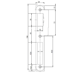 CERRADURA ANTIPÁNICO CORTAFUESGOS TESA 4030 S/C