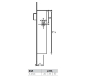 PANY ENCASTAR TESA 2215 DE COP SENSE PALANCA