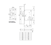 CERRADURA PUERTA CORREDERA AGB 705 CILINDRO