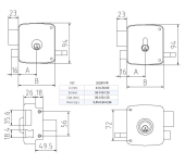 PANY SOBREPOSAR MCM 2525PR ESQUERRA