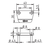 TOPE PARA SEGUNDA PUERTA OJMAR 0901