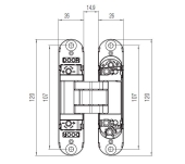 FRONTISSA INVISIBLE KRONA KUBI7 K7000 180º