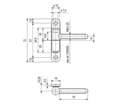 PERN AMB PLACA AGB 500 REDUÏT ROSCA PER PVC