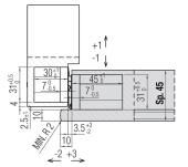 BISAGRA INVISIBLE KUBIKUADRA K3000 160º