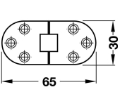 BISAGRA MESA PLEGABLE