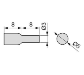 SOPORTE ESTANTES MADERA (100UN)