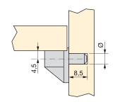 SOPORTE ESTANTES MADERA (100UN)