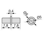 SOPORTE ESTANTES MADERA (100UN)