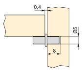 SOPORTE ESTANTES MADERA (100UN)