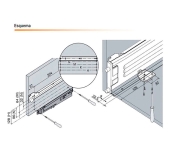 BLUMOTION CALAIX METABOX BLUM Z70.0320