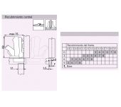 BISAGRA BLUM 71T6650 CLIP TOP ACODADA