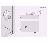 FALCA BASE CLIP BLUM 171A5500