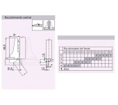 BISAGRA BLUM 71B3680 CLIP BLUMOTION T8 ACODADA