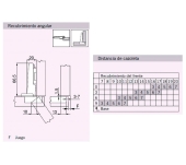 BISAGRA BLUM 73B3580 CLIP BLUMOTION T8 RECTA