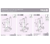 BISAGRA BLUM 79B3558 CLIP BLUMOTION