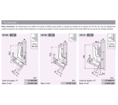 BISAGRA BLUM 79B3451 CLIP BLUMOTION