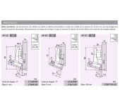 BISAGRA BLUM 79B3453 CLIP BLUMOTION