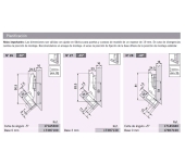 FRONTISSA BLUM 79B3450 CLIP BLUMOTION