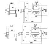 FORRELLAT SEGURETAT AMIG MODEL 1