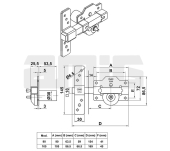 CERROJO SEGURIDAD AMIG MODELO 1 PLUS